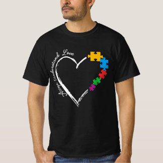 Accept Understand Love Autism Awareness T-Shirt