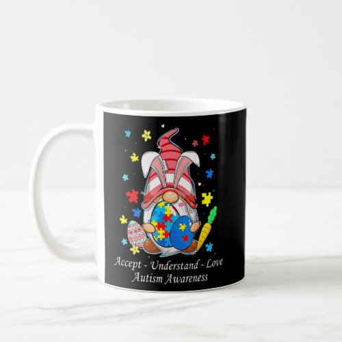 Accept Understand Love Gnome Autism Awareness East Coffee Mug