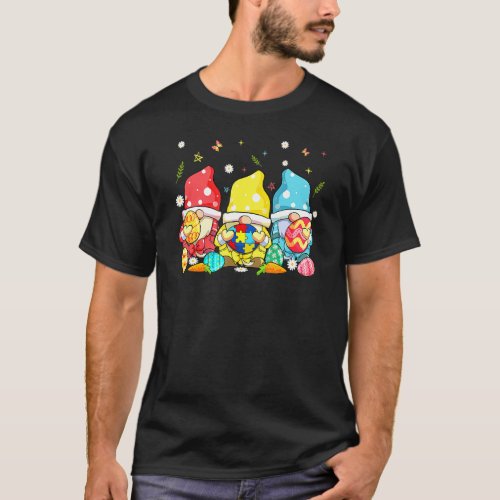 Accept Understand Love Gnome Autism Awareness East T_Shirt