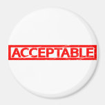 Acceptable Stamp Magnet