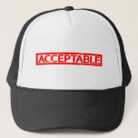 Acceptable Stamp Trucker Hat