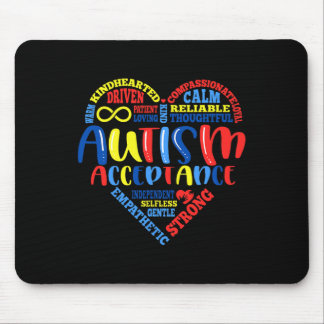 Acceptance Autism Awareness Month Support Puzzle P Mouse Pad