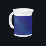 Acceptance | Blue Indigo Violet Boho Medallions Beverage Pitcher<br><div class="desc">Focused meditation medallions for mindful personal growth, mental clarity, energy healing, and spiritual enlightenment. Our meditation medallions and corresponding artwork are made with motifs specific to words and phrases to help focus and guide your personal growth and spiritual journey. This artwork is 6 of 6 textured round medallion designs that...</div>