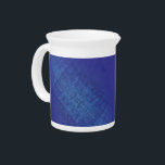 Acceptance | Blue Indigo Violet Shibori Pattern Beverage Pitcher<br><div class="desc">Focused meditation patterns for mindful personal growth, mental clarity, energy healing, and spiritual enlightenment. Our meditation medallions and corresponding artwork are made with motifs specific to words and phrases to help focus and guide your personal growth and spiritual journey. This artwork is 6 of 6 textured pattern designs that represent...</div>