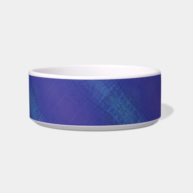 Acceptance | Blue Indigo Violet Shibori Pattern Bowl (Front)