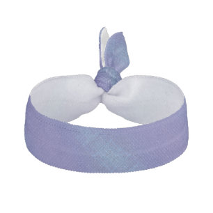 Acceptance Blue Indigo Violet Shibori Pattern Elastic Hair Tie