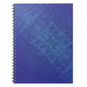 Acceptance Blue Indigo Violet Shibori Pattern Notebook