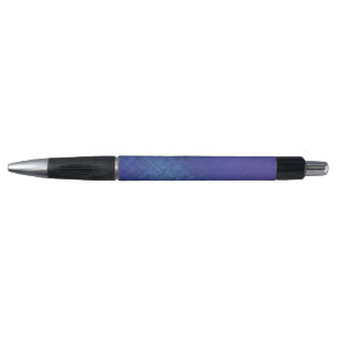 Acceptance Blue Indigo Violet Shibori Pattern Pen