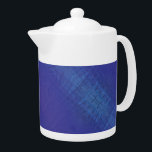Acceptance | Blue Indigo Violet Shibori Pattern Teapot<br><div class="desc">Focused meditation patterns for mindful personal growth, mental clarity, energy healing, and spiritual enlightenment. Our meditation medallions and corresponding artwork are made with motifs specific to words and phrases to help focus and guide your personal growth and spiritual journey. This artwork is 6 of 6 textured pattern designs that represent...</div>