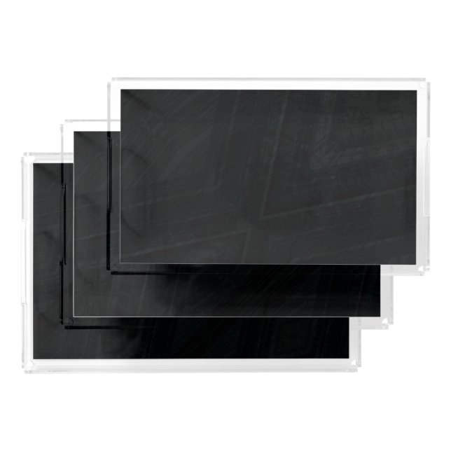 Acceptance | Dark Abstract Texture Acrylic Tray (Set)