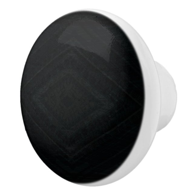 Acceptance | Dark Abstract Texture Ceramic Knob (Right)