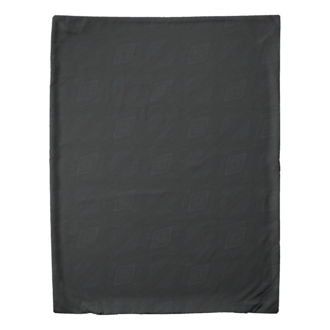 Acceptance | Dark Abstract Texture Duvet Cover (Front)