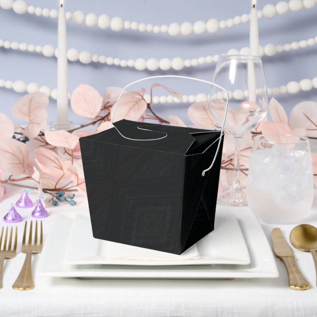 Acceptance | Dark Abstract Texture Favor Boxes (Wedding)