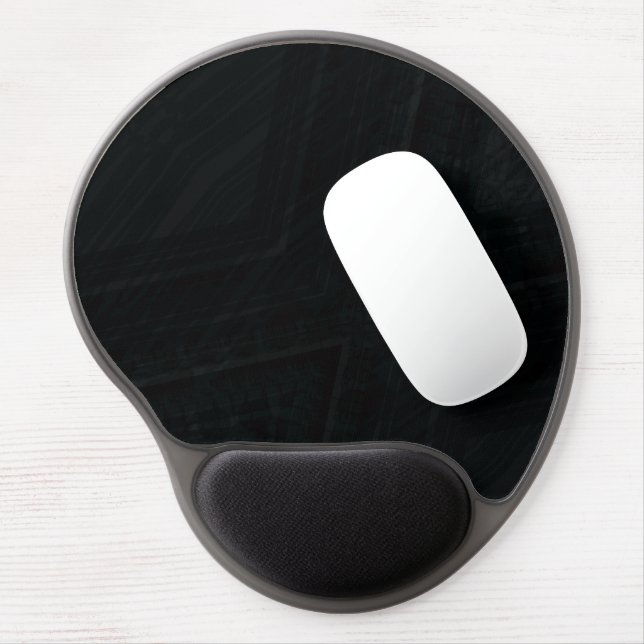 Acceptance | Dark Abstract Texture Gel Mouse Pad (Left Side)