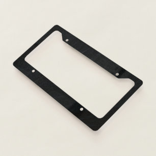 Acceptance Dark Abstract Texture License Plate Frame