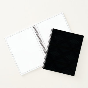 Acceptance Dark Abstract Texture Notebook