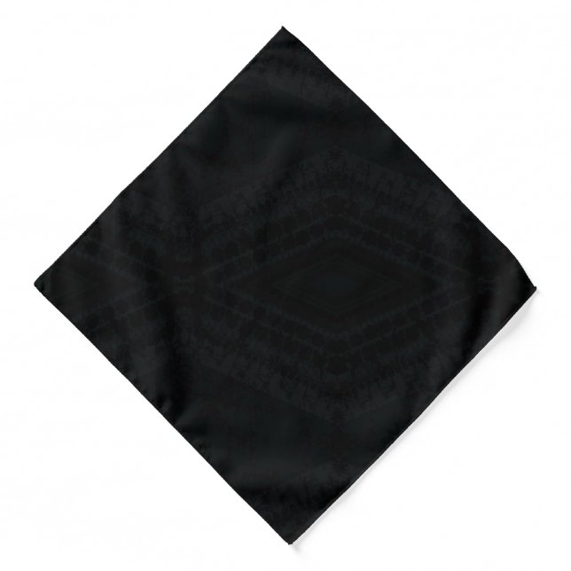 Acceptance | Dark Boho Texture Bandana (Front)
