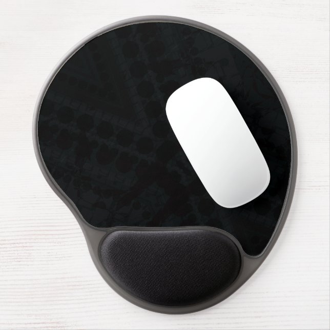 Acceptance | Dark Boho Texture Gel Mouse Pad (Left Side)