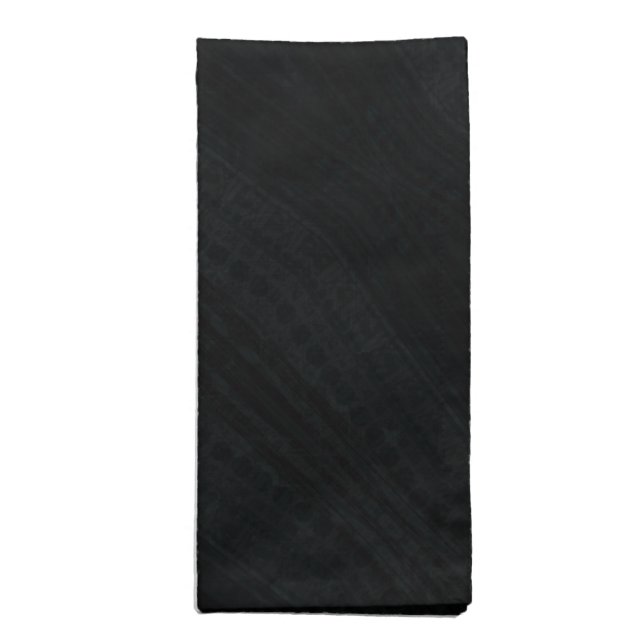Acceptance | Dark Eclectic Texture Cloth Napkin (Folded)