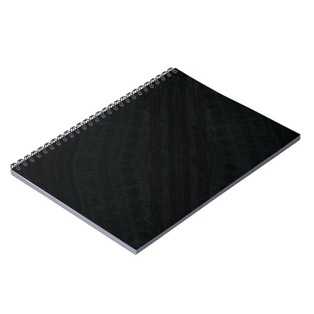 Acceptance | Dark Eclectic Texture Notebook (Left Side)