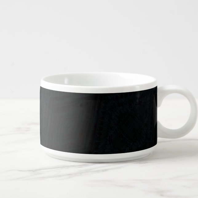 Acceptance | Dark Geometric Texture Bowl (Left)