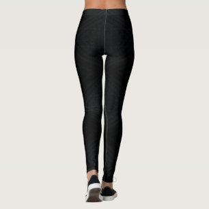 Acceptance Dark Geometric Texture Leggings