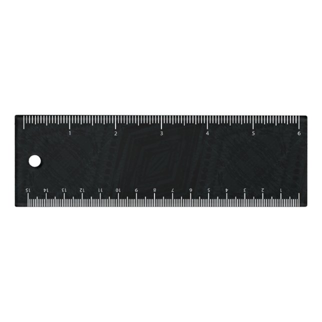 Acceptance | Dark Geometric Texture Ruler (Front)