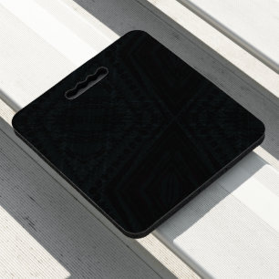 Acceptance Dark Geometric Texture Seat Cushion