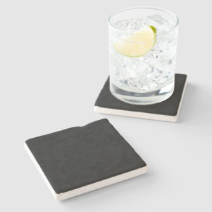 Acceptance Dark Geometric Texture Stone Coaster