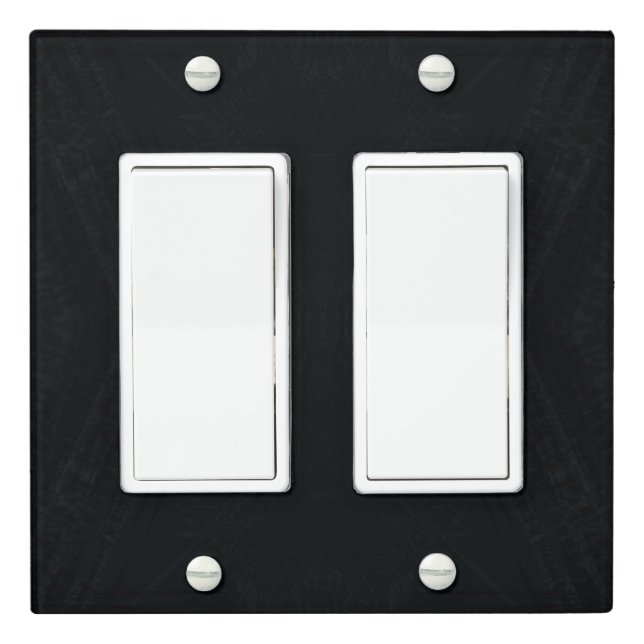 Acceptance | Dark Gothic Texture Light Switch Cover (In Situ)