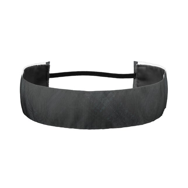 Acceptance | Dark Shibori Texture Athletic Headband (Front)