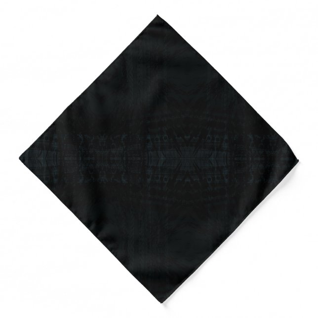Acceptance | Dark Shibori Texture Bandana (Front)