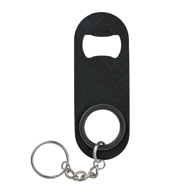Acceptance | Dark Shibori Texture Keychain Bottle Opener (Front)