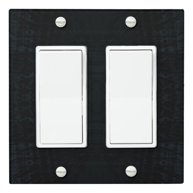 Acceptance | Dark Shibori Texture Light Switch Cover (In Situ)
