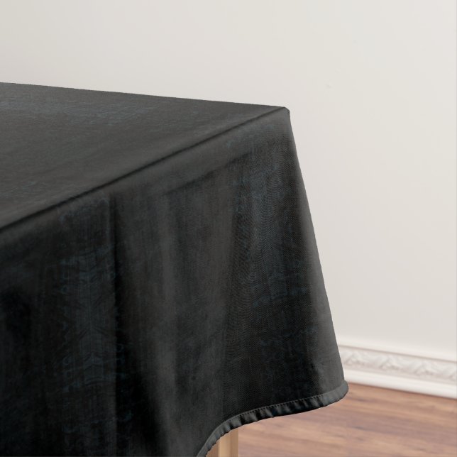 Acceptance | Dark Shibori Texture Tablecloth (In Situ)
