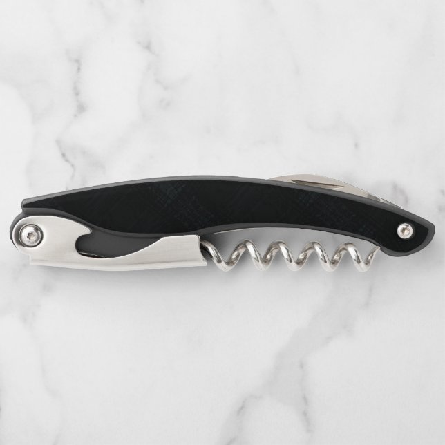 Acceptance | Dark Shibori Texture Waiter's Corkscrew (Front)