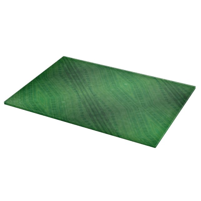 Acceptance | Green Eclectic Boho Pattern Cutting Board (Corner)
