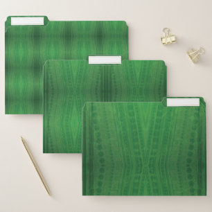 Acceptance Green Eclectic Boho Pattern File Folder