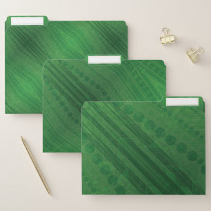 Acceptance Green Eclectic Boho Pattern File Folder