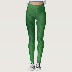 Acceptance Green Eclectic Boho Pattern Leggings