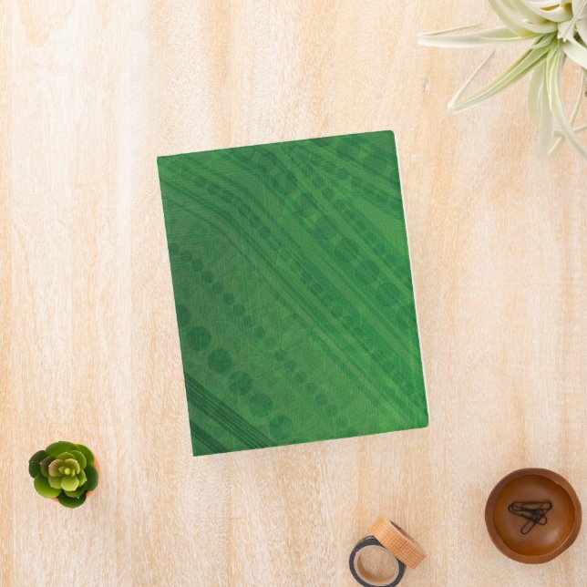 Acceptance | Green Eclectic Boho Pattern Mini Binder (InSitu)