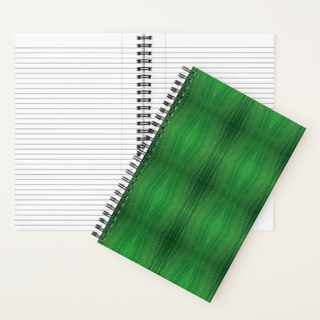 Acceptance | Green Eclectic Boho Pattern Notebook (Inside)