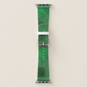 Acceptance   Green Meditation Medallions Apple Watch Band