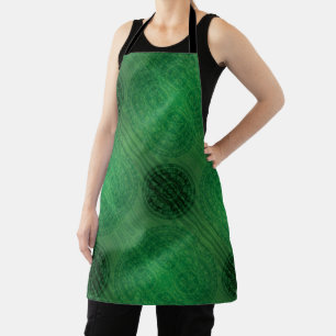 Acceptance Green Meditation Medallions Apron