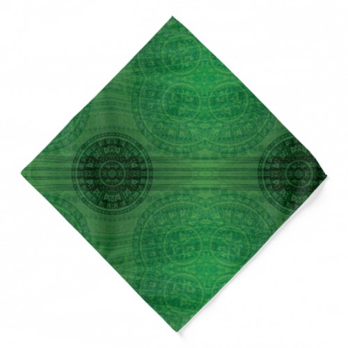 Acceptance  Green Meditation Medallions Bandana