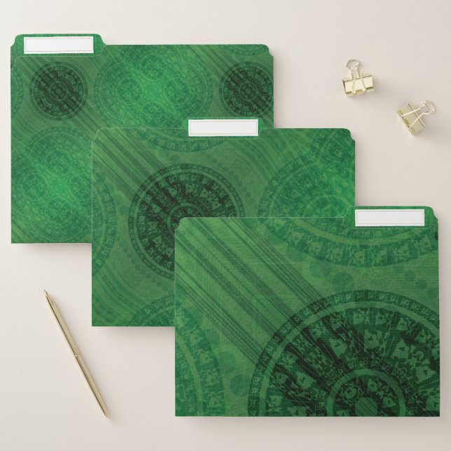 Acceptance | Green Meditation Medallions File Folder (Set)