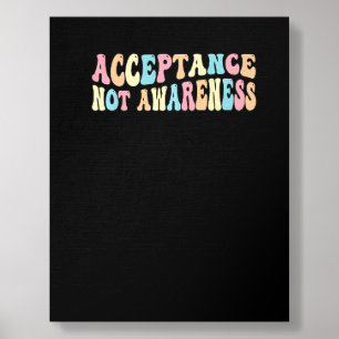 Acceptance Neurodiversity Autism Neurodivergent Foam Core Photo Tile