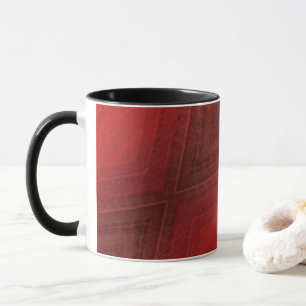 Acceptance Red Eclectic Boho Pattern Mug