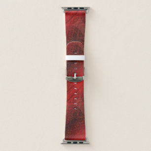 Acceptance   Red Meditation Medallions Apple Watch Band
