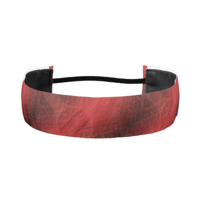Acceptance | Red Meditation Medallions Athletic Headband (Front)